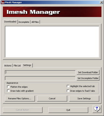 Imesh Manager Screenshot